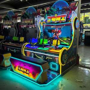 Centro <span class=keywords><strong>di</strong></span> Intrattenimento con Macchina da Gioco Arcade <span class=keywords><strong>Simulatore</strong></span> <span class=keywords><strong>di</strong></span> Sparatutto a 3 Giocatori - Product Image 1