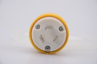 Conector Macho Industrial de Grado Industrial con Certificación ETL, 20 Amperios, 250V, NEMA L6-20P con Conexión a Tierra, 5000 Vatios, para Generador