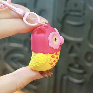 Creative New Owl <strong>Beaded</strong> <strong>Keychain</strong> - Cute Exquisite Phone Charm Bag Pendant, Phone Case Accessory Wholesale Cat <strong>Keychain</strong> Wholesale - Product Image 3