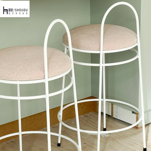 Ghế Bar chân cao hiện đại với tựa lưng Mở thiết kế ghế ăn nhà đơn giản cho bàn bếp đảo và thanh phân cao - Product Image 3