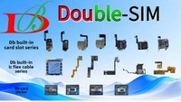 Eingebauter DB Dual-SIM MEP Slot Karten-Flex-Adapter für iPhone Einzel-/Dual-Karte Hergestellt in China