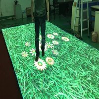 P3.91 Écran de sol LED durable super résistant pour jeux pour enfants Magasin de détail Centre commercial pour affichage de bienvenue en libre-service
