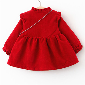 Vestidos de Bebé de Algodón Rosa de Lujo al por Mayor para Niñas con Mangas, los Productos Chinos Más Vendidos - Product Image 5