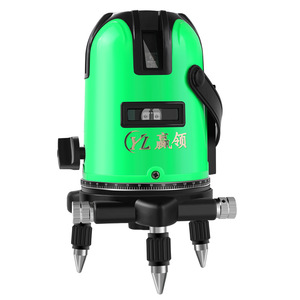 Niveau laser vert YL Winlead 5 lignes, qualité industrielle, avec base de trépied réglable pour la construction et l'alignement - Product Image 1