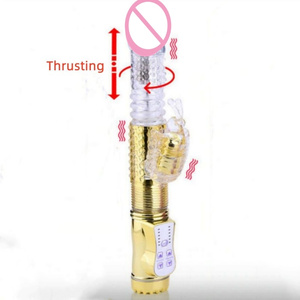 Waterproof Telescopic Female <strong>Electric</strong> Rotating Head Rabbit Vibrator Realistic Artificial <strong>Penis</strong> - Product Image 2