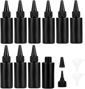 Custom 50Ml Hdpe Twist Cap Tip Pegamento Limpiador Botella Hdpe Botella de plástico para salón Mascarilla para el cabello Cuidado del cabello Embalaje - Product Image 1