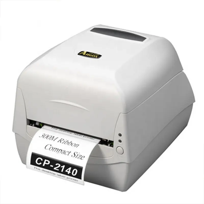 Argox CP-2140M 104mm बारकोड लेबल हस्तांतरण स्टीकर सफेद प्रिंटर मुद्रण मशीन के लिए गहने लेबल और कीमत टैग कपड़ों पर