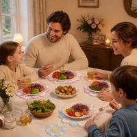 Sous-verres ronds modernes en silicone durable avec motif floral, épais et doux pour les tables à manger à la maison