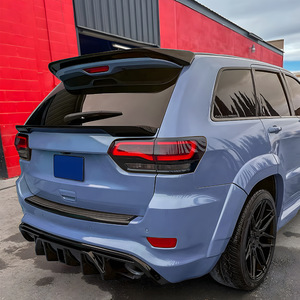 Jeep Rear Trunk Spoiler Wing Piano Black Carbon Fiber Texture ABS Material For Cherokee SRT Grand Cherokee 2012-2021 - Product Image 3