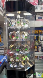 Acrylic LED Lockable Watch <strong>Display</strong> <strong>Case</strong> Cosmetic Jewelry Rotating <strong>Display</strong> Cabinet For Retail - Product Image 4