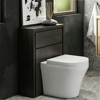 Meuble-lavabo de salle de bain moderne et étanche avec vasque en céramique pour les petites salles de bain d'appartement
