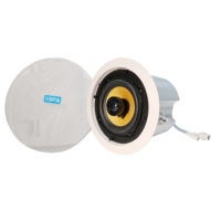 Sistema de megafonía IP HIFI de alta calidad con altavoz de techo, amplificador y soporte para reproducción en red para gestión por aplicación móvil