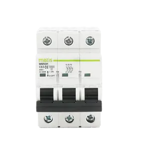 Interruptor de circuito inteligente seguro y duradero, última tecnología, fácil de usar, Matis MM50H-3P, 380V, 50/60hz, mcb