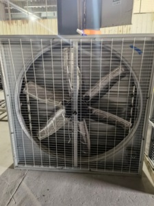 Ventilador de Pared Eléctrico Industrial de Hierro de 1380 mm, Ventilador de Extracción de Presión Negativa con Oscilación, Ventilador Axial para Talleres con Rodamientos de Bolas, OEM/ODM - Product Image 2