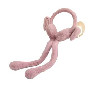 Accessoires de noël hiver chaud extérieur cache-oreilles couverture en peluche maison maison enfants mignon fille saint valentin cadeau doux sentiment réglable - Product Image 1