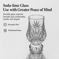 Premium Crystal Whiskey Nosing Glass Aroma Proefglas voor brandewijn, sterke dranken, likeur, thuisbar, restaurant, groothandel