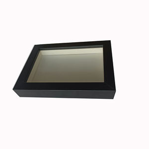 Cornice Moderna 2870 Nera in Legno <span class=keywords><strong>per</strong></span> <span class=keywords><strong>Quadri</strong></span> su Tela, Profilo Alto 69mm, Cornice a L Personalizzabile <span class=keywords><strong>per</strong></span> Dipinti a Olio - Product Image 3