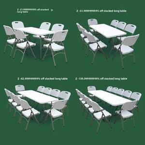 طاولة بلاستيكية قابلة للطي قابلة للطي لكشط الشوارع سوق ليلي محمول خارجي منتجات منزلية لتناول الطعام بالسيارة والمنزل - Product Image 3