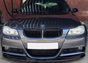Commercio all'ingrosso della fabbrica M Sport Body Kit R stile Gloss nero MP Spoiler paraurti anteriore Splitter labbro per BMW serie 3 E90 2005-2011 - Product Image 3