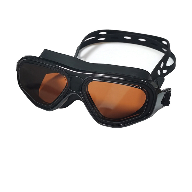 Black Frame Teal Swimming Goggles