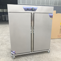 Calentador de Alimentos para Banquetes de 22 Niveles, Gabinete Aislado de Acero Inoxidable para Mantener la Comida Caliente, Ideal para Hoteles y Hospitales