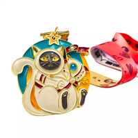 Récompense des articles les plus vendus Médaille de marathon 3D Conception de ruban sportif Médaille en alliage de zinc