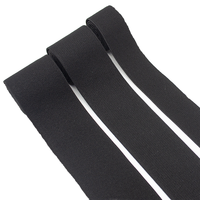 Bande élastique brossée double face de 2 cm à 10 cm, imitation nylon, bande extensible douce pour impression par transfert thermique
