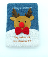 Cahier A5 Série Noël Carnets en peluche renne