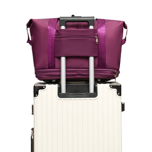 <span class=keywords><strong>Sac</strong></span> <span class=keywords><strong>de</strong></span> <span class=keywords><strong>voyage</strong></span> <span class=keywords><strong>pliable</strong></span> grande capacité avec roulettes pour le shopping et le rangement - Product Image 2