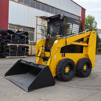Chargeuse compacte HAIJU JC35, capacité 500 kg, avec moteur diesel, pour travaux d'aménagement paysager, manutention en entrepôt et petits travaux de terrassement