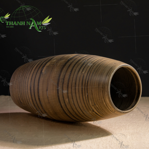 Oem tùy chỉnh handmade tre Bình Hoa Hiện Đại sinh thái nội thất trang trí giọng bền vững món quà tự nhiên 14cm x 30cm CuộN - Product Image 4