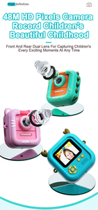 กล้องถ่ายรูปทันที SourcingArk Magic สำหรับเด็ก พร้อมฟิลเตอร์ใบหน้า เพลง MP3 เกมสนุกๆ 3 เกม ของขวัญเด็กสุดเพอร์เฟค รุ่น M8 - Product Image 6