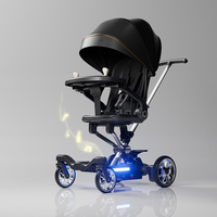 Poussette multifonctionnelle pour bébé XCD Purorigin en stock, matériau Oxford, cadre en acier inoxydable, capacité de charge de 20 kg