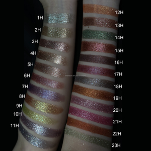 2024 nóng bán biểu tượng tùy chỉnh 12 màu sắc mượt rực rỡ Kem kim loại Eyeshadow Palette - Product Image 6
