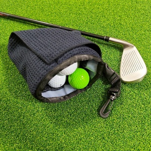 <span class=keywords><strong>Bolsa</strong></span> Limpiadora de Pelotas de <span class=keywords><strong>Golf</strong></span> SwingPerfect, <span class=keywords><strong>Bolsa</strong></span> de Microfibra Tipo Waffle con Capacidad para 6-8 Pelotas, Gancho Magnético para Recoger Pelotas, Toalla de Limpieza para Palos - Product Image 1