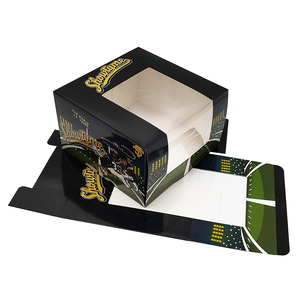 Tendance chaude personnalisé personnalisé boucle chapeau affichage boîte d'emballage Hip Hop casquettes de sport papa chapeau cadeau boîte de papier emballage avec fenêtre - Product Image 3