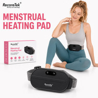 Almohadilla Eléctrica Calefactora para Alivio del Dolor Menstrual, Masajeador para Terapia Menstrual en Casa, Comodidad en la Parte Inferior del Abdomen, Ideal para Viajes