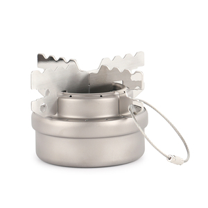 Outdoor <span class=keywords><strong>Camping</strong></span> Mini Titanium Alcohol Kachel Draagbare Wandelen Koken Picknick Alcohol Brander <span class=keywords><strong>Camping</strong></span> Kachel Met Deksel - Product Image 1