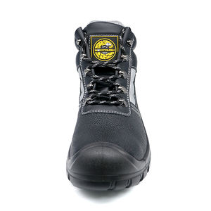 MAXITOUGH-Zapatos de protección de seguridad para hombre, suela de PU/PU para transporte logístico con punta de acero, resistente al agua, color negro, logotipo personalizado - Product Image 2