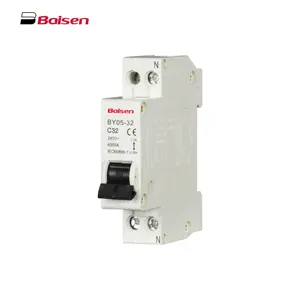 DZ30 DPN 240 Volt 4.5kA 1P+N 3A 6A 10A 16A 20A 25A 32A MCB Miniature Circuit Breakers with Overload Overcurrent Protection