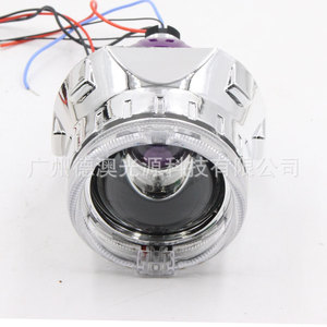 <b>Led</b> <b>Headlight</b> 70mm 140mm High Beam Dual Lens 12V Universal Fit Retrofit Upgrade Car Light - Product Image 4