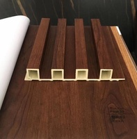 Vente chaude de panneaux de cloison en WPC pour intérieur, panneaux muraux en PVC, panneaux de lattes en WPC, panneaux de grande muraille pour décoration intérieure