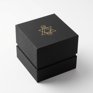 Caja Rígida Amarilla Mostaza Reciclable Personalizada Moderna con Laminado Brillante para Regalos de Velas de Lujo, Diseño de Paisaje <span class=keywords><strong>Abstracto</strong></span> - Product Image 3
