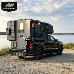 Lightweight Modern Pickup Camper Hardtop <b>Slide</b> in Truck Camper for 4x4 Pickup Truck Overland Camping and Outdoor Travel - Product Image 1