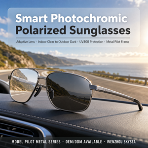 High Quality Custom Metal Polarized <strong>Night</strong> Vision <strong>Glasses</strong> Dark <strong>Driving</strong> <strong>Glasses</strong> Photochromic Sunglasses for Day and <strong>Night</strong> - Product Image 1