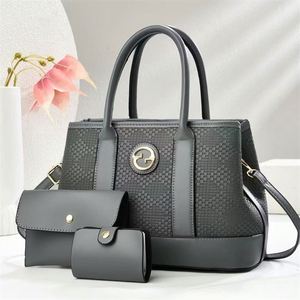 Conjunto de Bolsos 3 en 1 para Dama, Personalizable con Logotipo, Bolsos de Mano de Cuero PU - Product Image 5