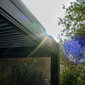 Pabellón de Techo Doble Impermeable y Duradero Más Vendido, Pérgola <span class=keywords><strong>Exterior</strong></span> con Estructura de Aluminio, Gazebo de Techo Rígido <span class=keywords><strong>para</strong></span> Jardín - Product Image 6