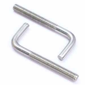 Ancres de fondation en acier inoxydable 304 de qualité A2-70, en forme de L, à angle droit, en forme de 7, avec crochet, M4-M12, pour béton - Product Image 1