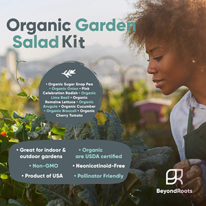 Coffret cadeau de Semences de légumes patrimoniaux certifiés biologiques, lot de 9 sacs de culture de plantation, tomates cerises, laitue romaine, pois pression sucre - Product Image 4