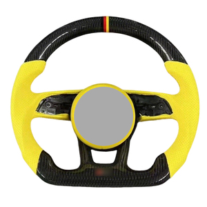<span class=keywords><strong>Volante</strong></span> Deportivo RS Personalizado <span class=keywords><strong>SLINE</strong></span> Completo en Cuero Nappa y Fibra de Carbono para Audi A6/A7/A3/<span class=keywords><strong>A4</strong></span>/RS3/RS5/RS6/Q3/Q5/Q7 - Product Image 4